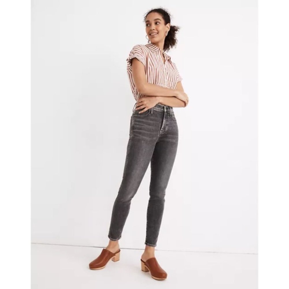 Madewell 10" High-Rise Skinny Crop Jeans Oakwood